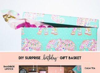 Birthday Gifts Inspiration : Surprise! Here's the Gift Basket I gave my sister for her birthday! By Lilie…