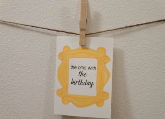 Birthday Gifts Inspiration : This clever birthday card. | 19 Amazing Gifts For Anyone Who Likes “Friends”