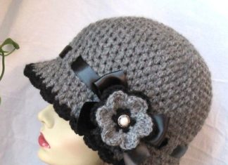 Birthday Gifts Inspiration : Las mujeres sombrero de carbón de leña gris Crochet Cloche