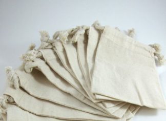 Birthday Inspiration: 10 Medium Cotton Muslin Bags Pouches (4 by 6 inch) for Jewelry, Earrings, Rings,…