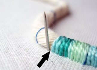 Birthday Inspiration: 3D embroidery on canvas; make a design with rope and cover with embroidery threa…