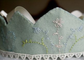 Birthday Inspiration: An embroidered crown! Perfect for any magical little souls birthday or dress up …