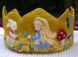 Birthday Inspiration: Birthday Crown – Waldorf Crown – Alice in Wonderland – Custom Birthday Crown – P…