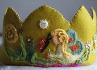 Birthday Inspiration: Birthday Crown Waldorf Custom Organic plant dyed by tillytilda, $34.00