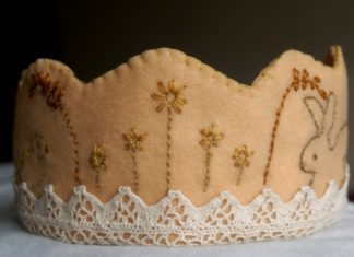 Birthday Inspiration: Birthday Crown – Waldorf – Felt Crown – Custom Crown – Embroidered Crown – Easte…