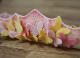 Birthday Inspiration: Butter and Blush felt crown The Little Gnomes Home