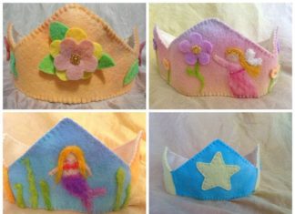 Birthday Inspiration: Custom Waldorf inspired wool felt crown by WoolLoversUnite on Etsy, $24.00