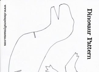 Birthday Inspiration: Dinosaur template