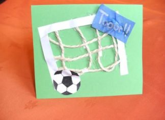 Birthday Inspiration: Einladungskarte basteln zu Fußballparty oder Geburtstag