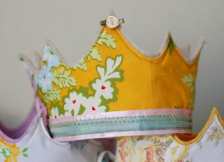 Birthday Inspiration: Fabric & felt crown tutorial – perfect for party favours