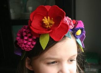 Birthday Inspiration: Flower crown for dress up