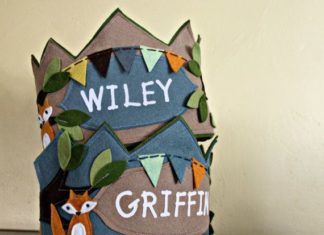 Birthday Inspiration: Fox and Bunting Birthday Crown by maureencracknell on Etsy, $28.00