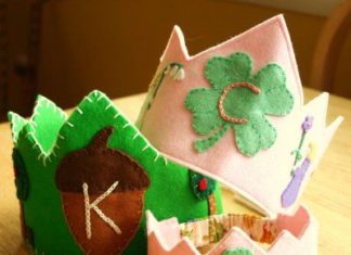 Birthday Inspiration: Waldorf tradition. Wool Felt Birthday Crown Tutorial. 1st bday will be here befo…