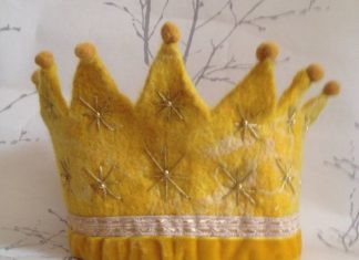 Birthday Inspiration: Golden stars Waldorf Crown