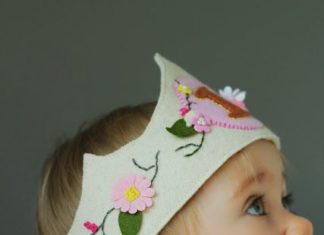 Birthday Inspiration: HeidiandFinn modern wears for kids: Birthday Crown Tutorial – and free pattern