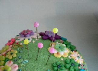 Birthday Inspiration: I would never use this pincushion, I would just stare at it all day.