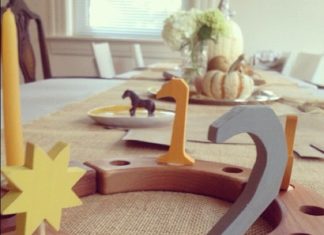 Birthday Inspiration: Love the Nova Toys birthday ring. We painted our 2 #marthastewartcraft paint gra…
