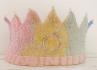 Birthday Inspiration: Monogrammed Rainbow Waldorf Crown