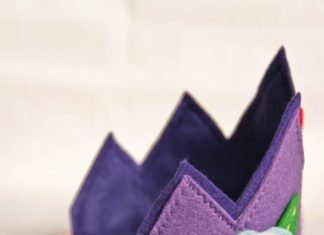Birthday Inspiration: Personalized Felt Crown