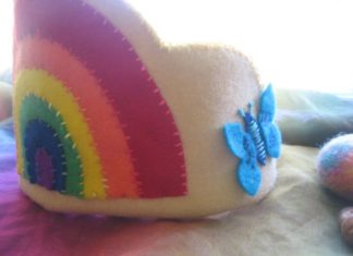 Birthday Inspiration: Rainbow Wool Felt Crown – Waldorf style
