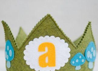 Birthday Inspiration: Waldorf Birthday Crown woodland toadstool by mosey on Etsy, $32.00