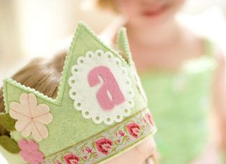 Birthday Inspiration: Waldorf Birthday Crown woodland toadstool pink first by mosey, $28.00