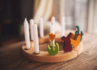 Birthday Inspiration: Waldorf inspired birthday ring – Wee Textile Mermaid, yellow flower