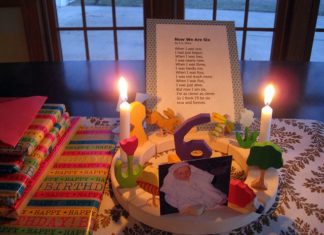 Birthday Inspiration: What a lovely idea for celebrating your kids birthday ♥ ♥ with Grimm's b…