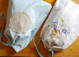 Birthday Inspiration: bread bags – I even bought the tea towels to make them, yay!