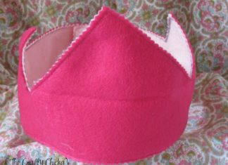 Birthday Inspiration: felt crown with pattern!