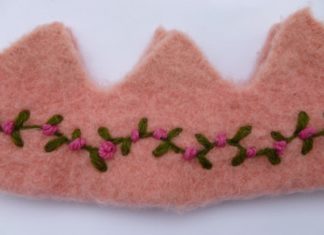 Birthday Inspiration: lovely felted crown