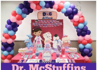 Birthday Party : An adorable pink and purple Doc McStuffins birthday party with treats, birthday …