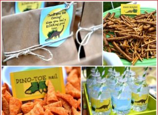 Birthday Party : Dinosaur themed party