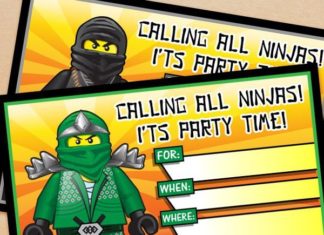 Birthday Party : FREE Printable LEGO Ninjago Birthday Invitation set