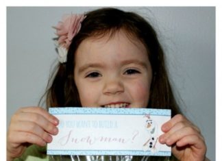 Birthday Party : Free Printable Frozen Bag Topper