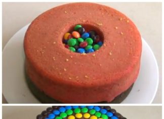 Birthday Party : Fun and pretty –> Rainbow Pinata Cake. www.ifood.tv/…