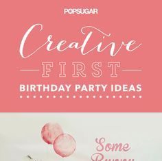 Birthday Party Inspiration : 43 Creative First Birthday Party Ideas
