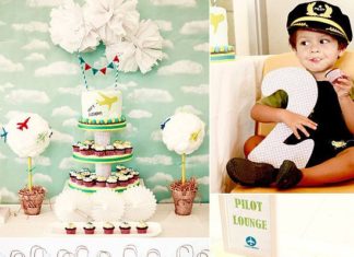 Birthday Party Inspiration : Cool Airplane Birthday Party For a Little Pilot