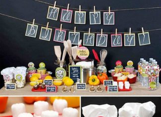 Birthday Party Inspiration : A Little Chef Cooking Birthday Party
