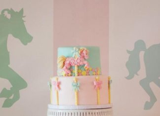 Birthday Party Inspiration : A Pastel Carousel Cake