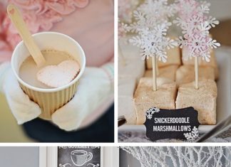 Birthday Party Inspiration : A Winter Wonderland Birthday Party – Hot Cocoa Bar