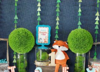 Birthday Party Inspiration : Adorable woodland fondant cake toppers