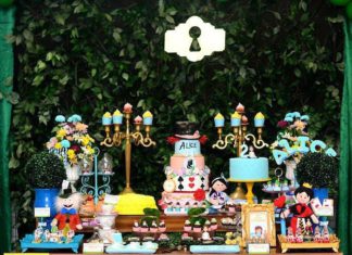 Birthday Party Inspiration : Alice in Wonderland tablescape