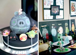 Birthday Party Inspiration : Angry Birds Star Wars Birthday Party via Kara’s Party Ideas KarasPartyIdeas.com …