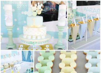 Birthday Party Inspiration : Baby Mickey Mouse Birthday Party with So Many Cute ideas via Kara’s Party Ideas …