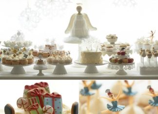 Birthday Party Inspiration : Ballet-inspired Winter wonderland party filled with ballerinas, snowflakes, nutc…