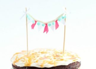 Birthday Party Inspiration : Chocolate Birthday Cake with Salted Caramel Frosting Recipe (via Giggles Galore)…