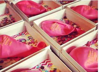 Birthday Party Inspiration : Custom Design Balloon Invitation in a box with by ohgoodiedesigns