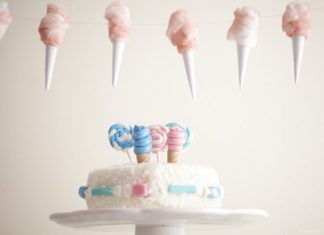 Birthday Party Inspiration : DIY cotton candy garland