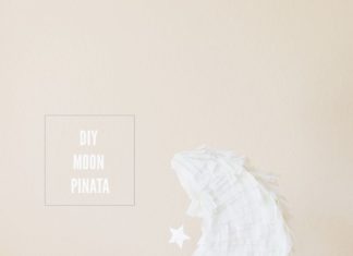 Birthday Party Inspiration : DIY moon piñata guide.